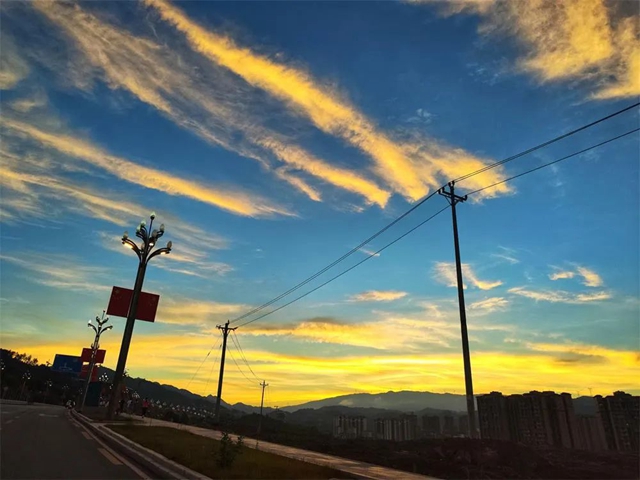 好景分享|古蔺:晚霞+“七彩祥云”(图9) 9.jpg