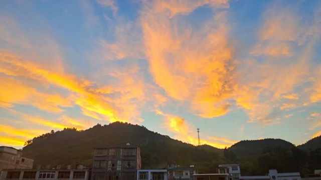 好景分享|古蔺:晚霞+“七彩祥云”(图3) 3.jpg