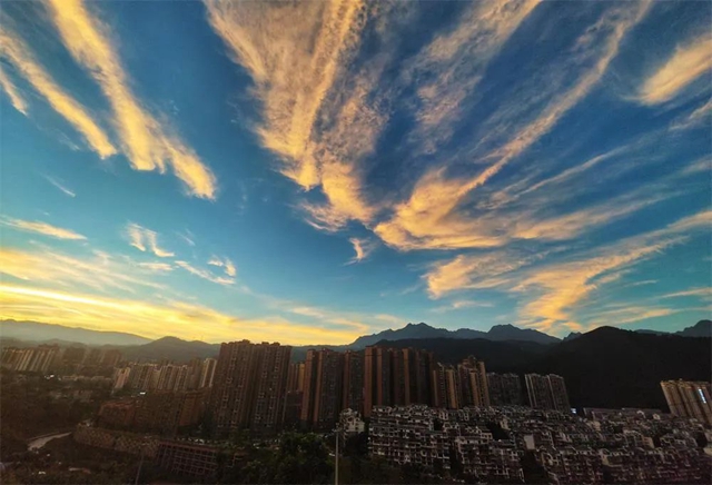好景分享|古蔺:晚霞+“七彩祥云”(图4) 4.jpg