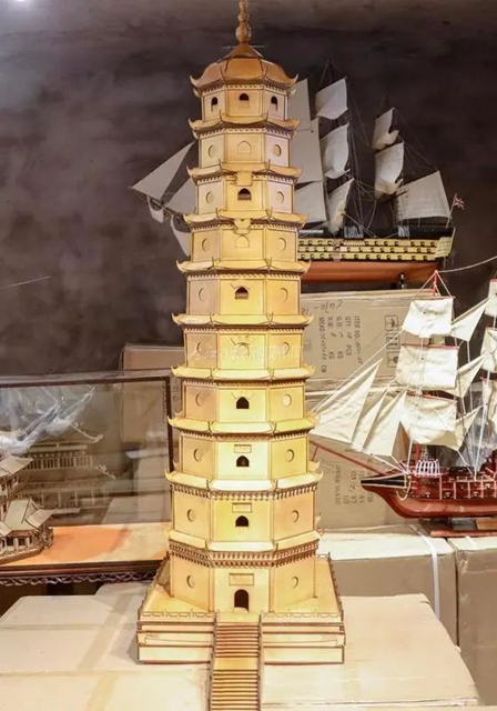 全手工打造!内江又来一座“三元塔”(图4) 4.jpg