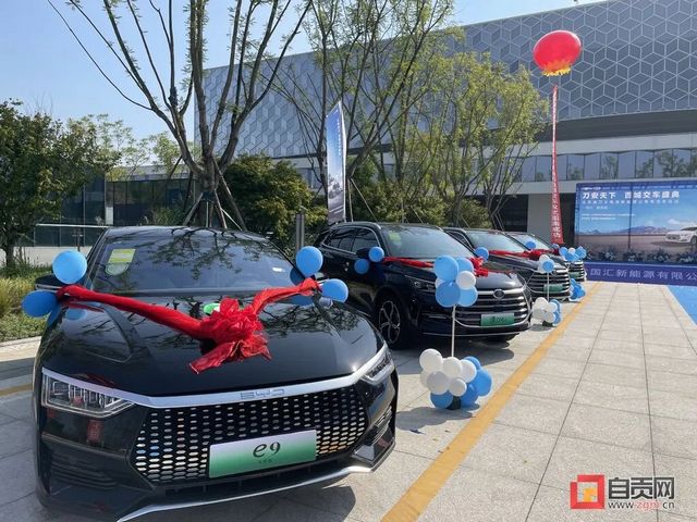 自贡公务车租赁市场首次批量引进18台新能源汽车(图2) 2.jpg