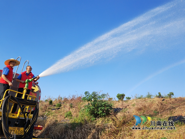 泸县抗旱保收工作队在为荔枝树浇水2（曾佐然摄）.jpg