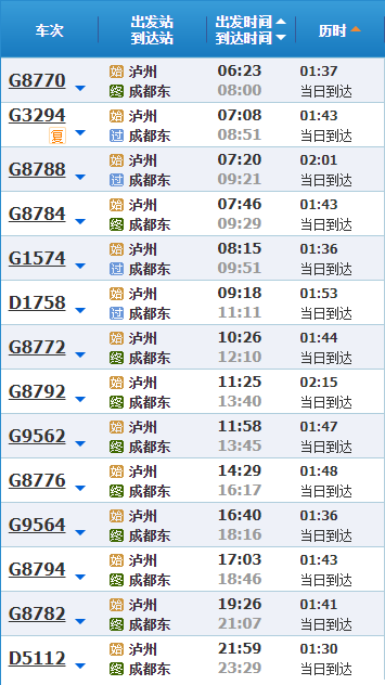 8月26日起,泸州加开多趟高铁列车!(图1) 1.png