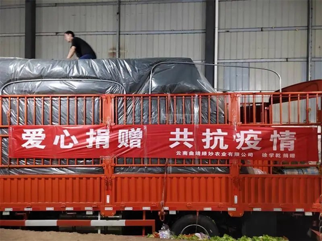 为家乡抗疫出力！爱心人士捐10吨蔬菜从云南运抵隆昌