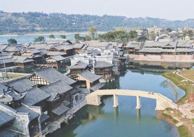 古装玄幻电影《青尘诀》在宜宾李庄古镇景区取景拍摄(图4) 4-1.jpg