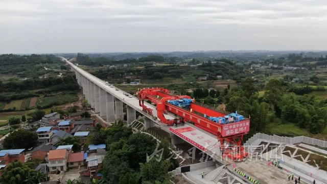 明年通高铁!成自宜高铁威远段线下主体工程完工(图4) 4.jpg