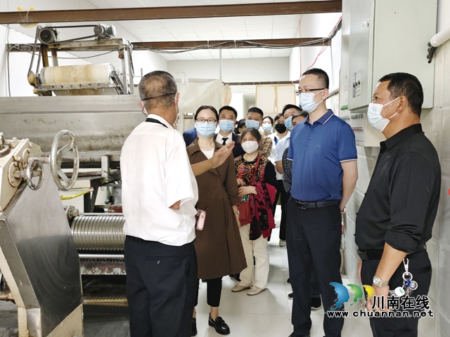 民建江阳区基层委员会调研会员企业(图2) 走访会员企业罗氏面业有限公司.jpg