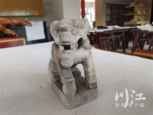 30年后,这对“九头狮子”重回玉蟾山丨初步判断为明代石狮(图2) 2.jpg