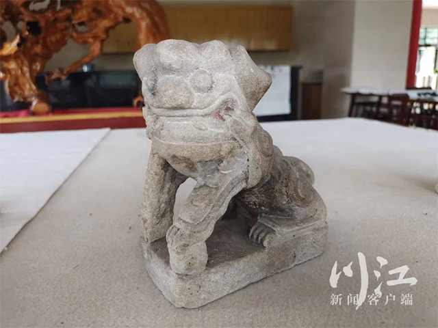 30年后,这对“九头狮子”重回玉蟾山丨初步判断为明代石狮(图3) 3.jpg