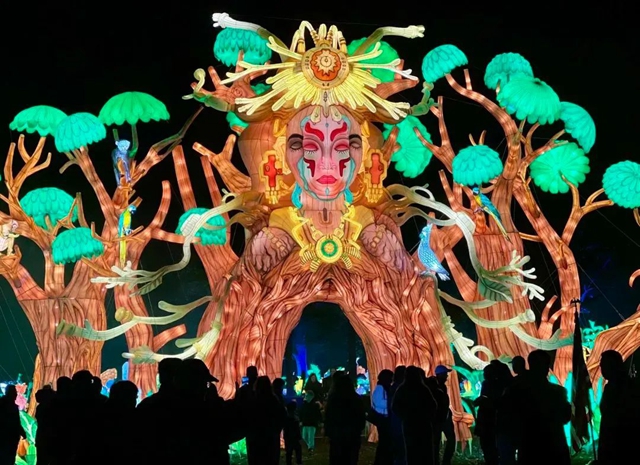 自贡彩灯又去美国了！