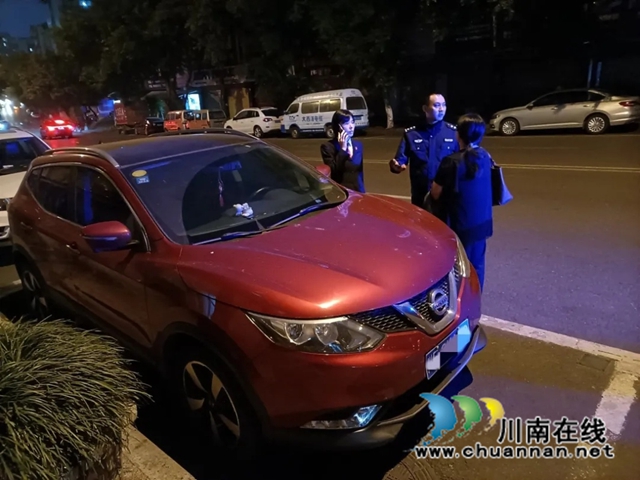 龙马潭区法院：闻令而动，夜间扣押车辆2台
