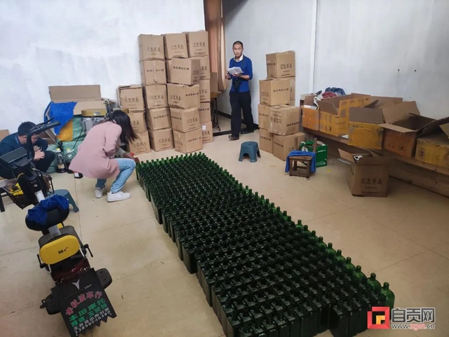涉案金额240余万元！自贡捣毁一处制售假冒伪劣洋酒窝点