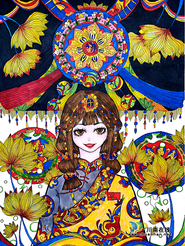 泸县建校“凝聚民族情&nbsp;共筑中国梦”绘画剪纸手抄报作品征集展示活动  (5).png