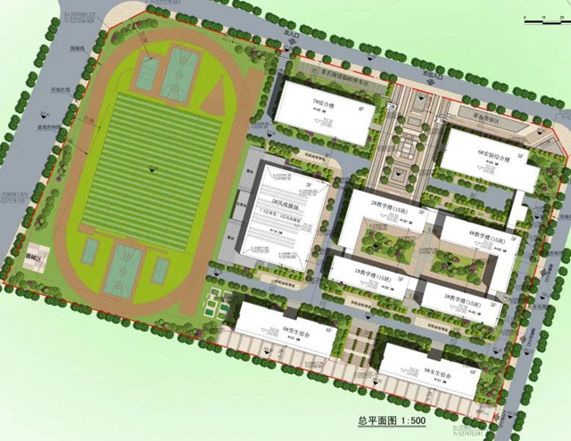 60余亩、60个班,泸州规划建设一所新学校(图2) 学校2.jpg