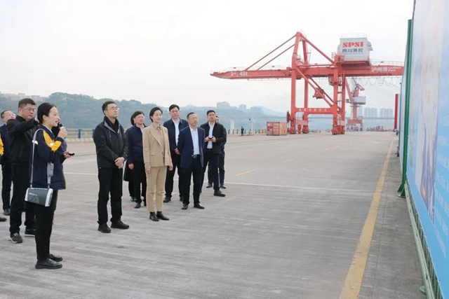 省政府副秘书长王峻带队莅泸调研浙川物流海江铁联动大通道建设工作