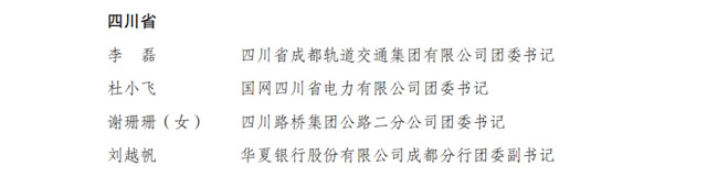 团内最高荣誉公示丨泸州这些团组织、团员、团干部上榜