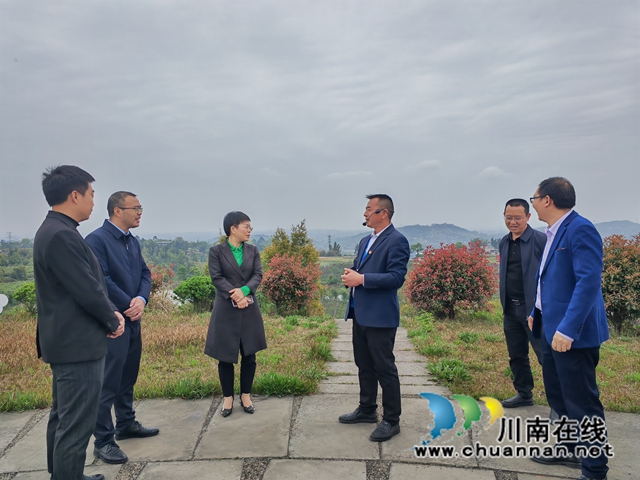 同饮一江水,共走文化路!重庆荣昌区万灵镇到泸县牛滩镇开展川渝融合交流活动(图2) 考察产业发展(曾佐然摄).jpg