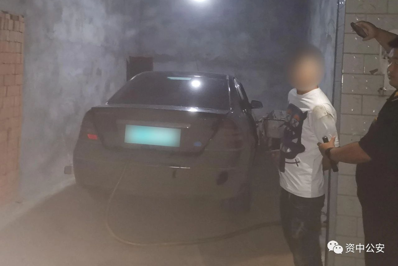 两个月偷了7000多升！资中警方逮到一个“油耗子”