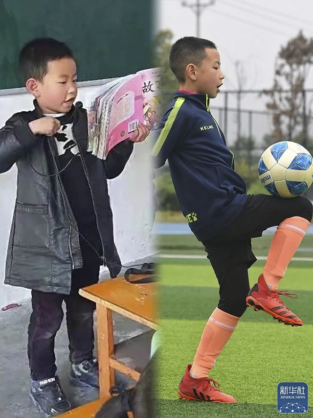 新华社关注泸州这群来自大凉山的足球小将(图2) 2.jpg