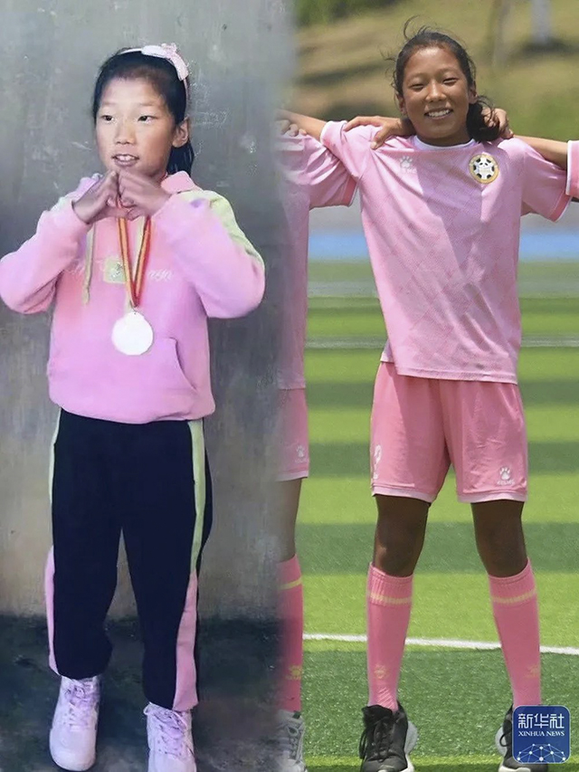 新华社关注泸州这群来自大凉山的足球小将(图3) 3.jpg