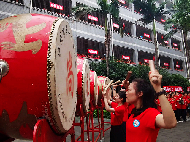 大展宏“兔” 中考必胜|泸州十八中初2023届中考喊楼壮行仪式(图5) nEO_IMG_5.jpg