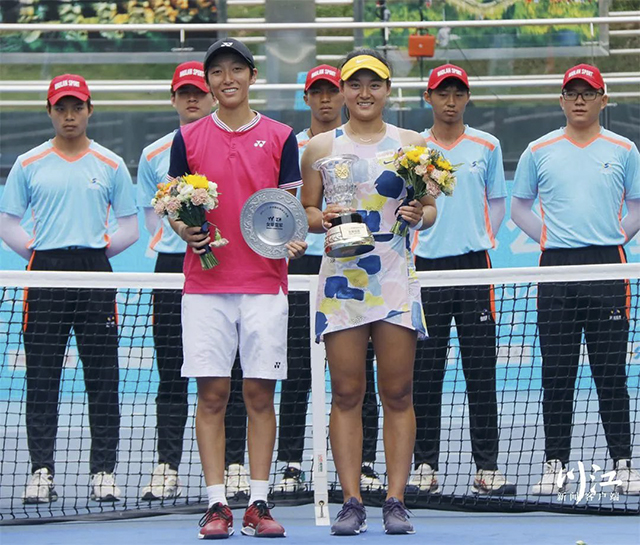 国窖1573泸州国际网球公开赛圆满收官,四个单项的冠军是他们!(图3) 3.jpg