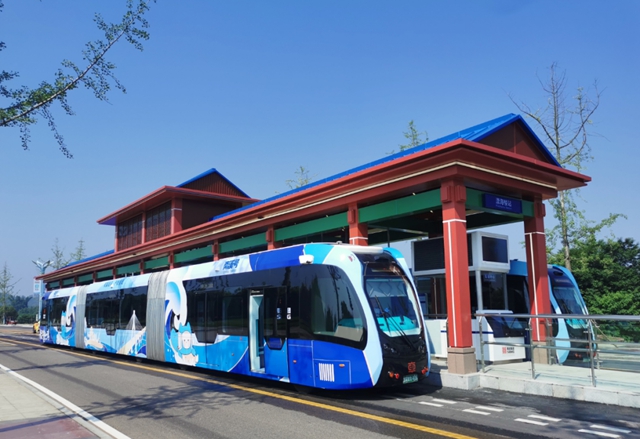 宜宾⇋南溪！宜宾智轨T4线通车！