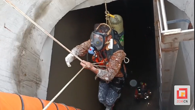 自贡工人晕厥被困，靠“它”获得新鲜空气