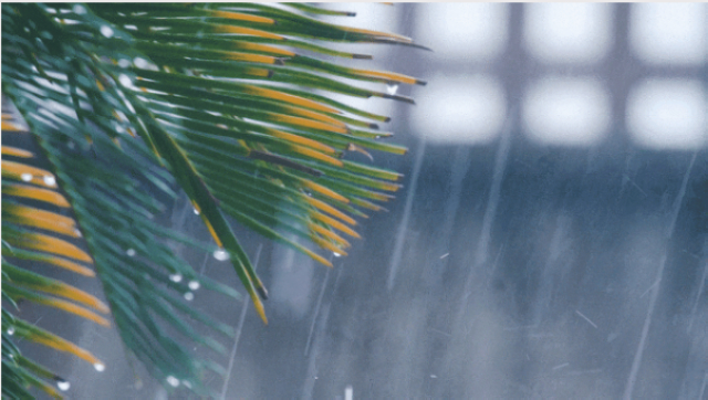 哦！内江昨前天的雨是这样来的——