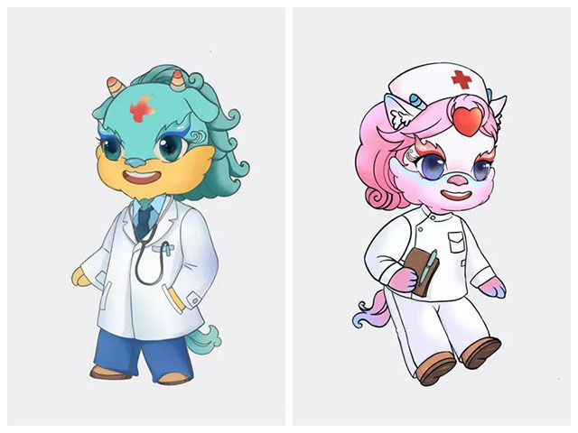 致敬医师！康麒仔、卫麟儿正式亮相送祝福啦！