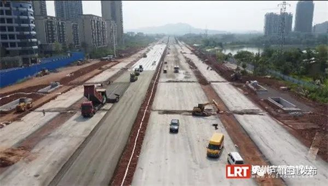 仅剩最后3个节点 泸州市二环路12月底贯通成环(图7) 7.jpg