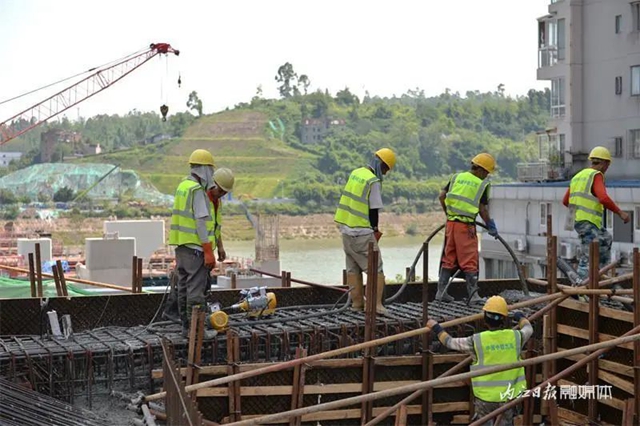 连接两区的新坐标!内江这座大桥竣工通车指日可待(图5) 桥5.jpg