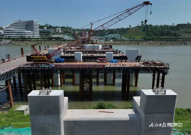 连接两区的新坐标!内江这座大桥竣工通车指日可待(图9) 桥9.jpg