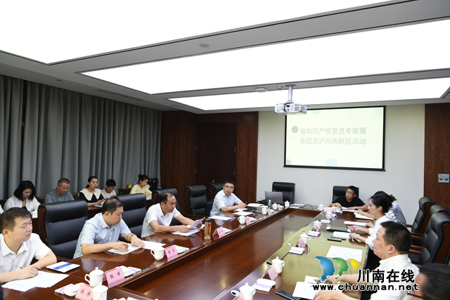 四川省知识产权服务促进中心党员专家服务团送服务到高新区