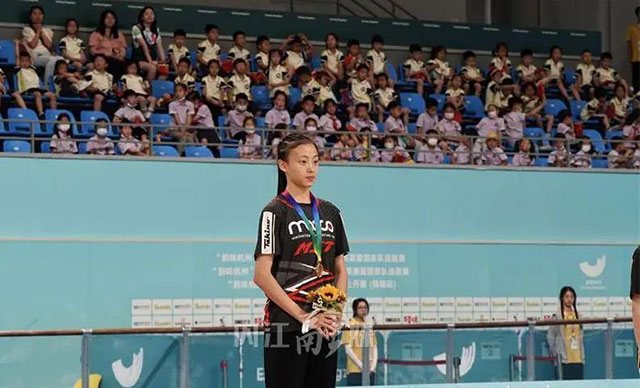 喜讯!内江籍轮滑运动员朱思怡亚运会夺金——(图3) 3.jpg