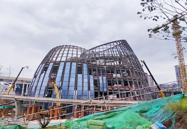 渝昆高铁宜宾站站前广场即将呈现!(图3) 3.jpg