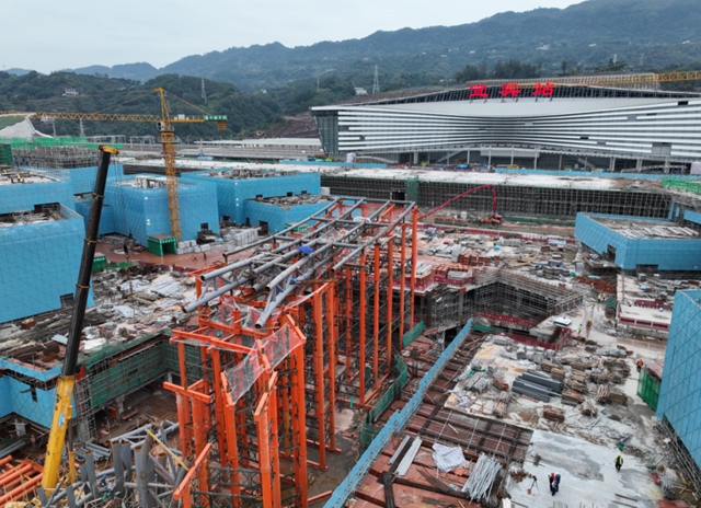 渝昆高铁宜宾站站前广场即将呈现!(图6) 6.jpg