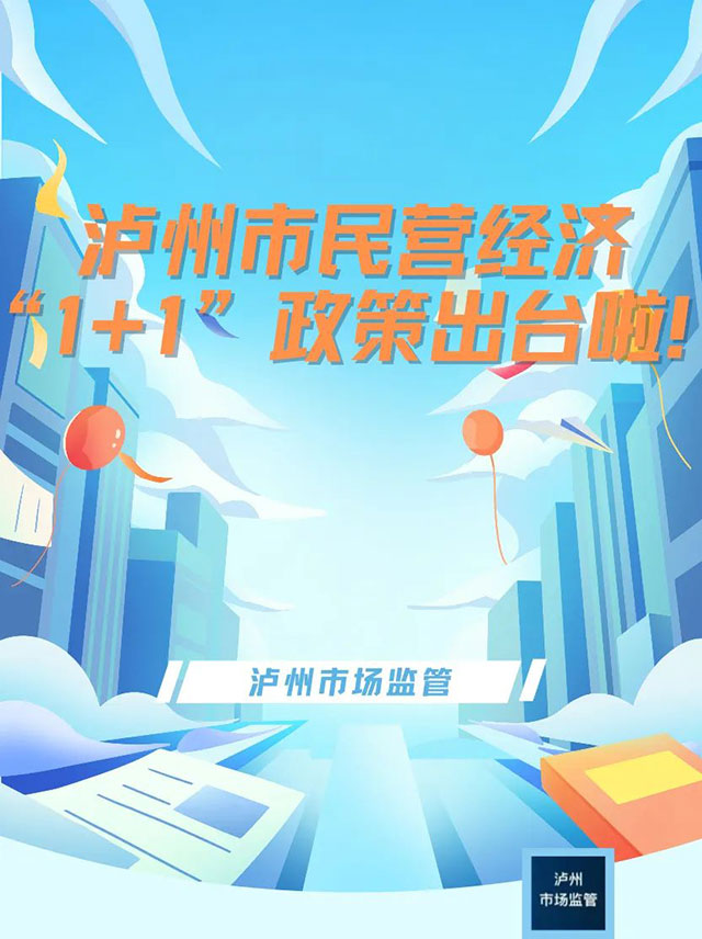 泸州市民营经济“1+1”政策出台啦！
