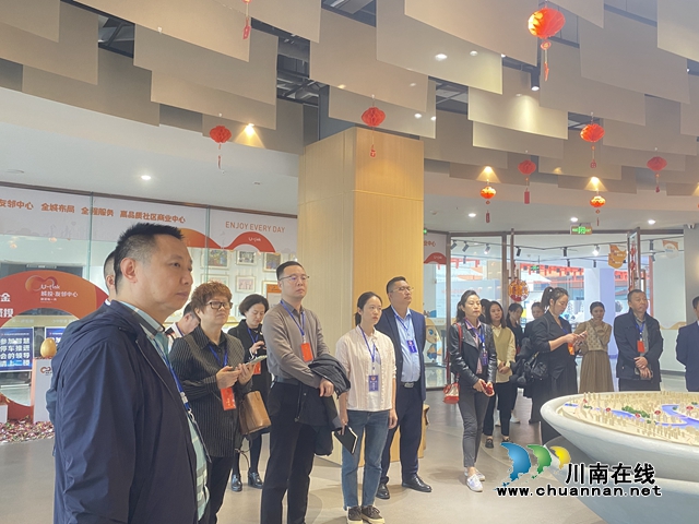 江阳区华阳街道人大工委、政协委员联络组 联合开展专题调研活动(图1) 代表委员走访智慧社区阵地.jpg