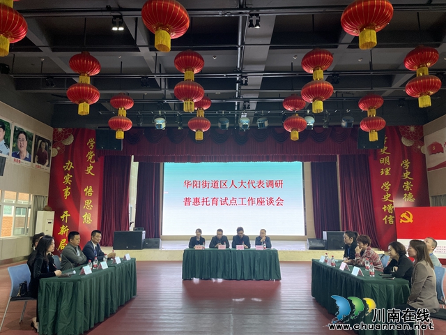 华阳街道人大代表对普惠教育工作进行座谈.jpg