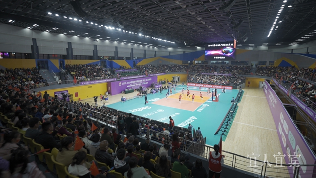 热情澎“排”!2023—2024中国排球超级联赛在高县举行(图2) 2.jpg