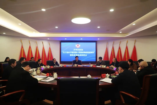 泸州市政协召开“关于高水平建设港口型国家物流枢纽城市”履职成果协商座谈会