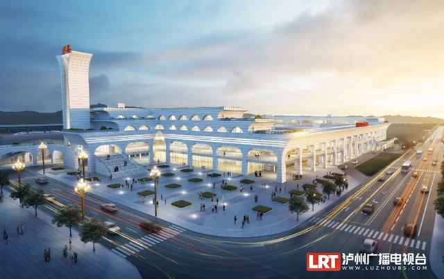 下高铁零距离换乘！绵泸高铁泸县综合客运枢纽站正加快建设