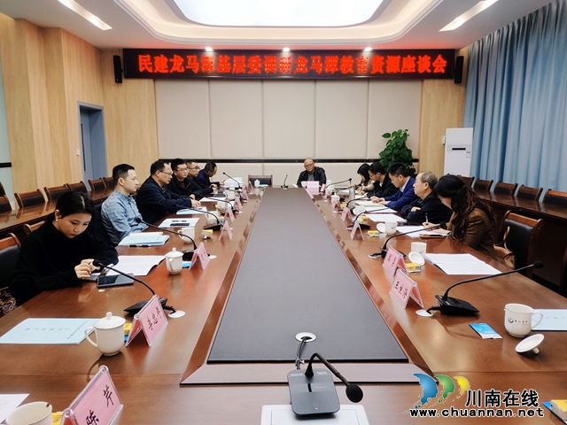 关注教育发展 聚焦社会民生 | 民建龙马潭区基层委开展市、区“两会”前集中调研(图3) 座谈会.jpg