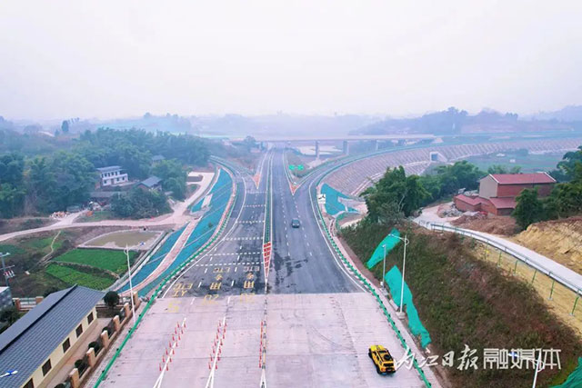 暂时免费!内江境内这个高速路段正式通车——(图3) 3.jpg