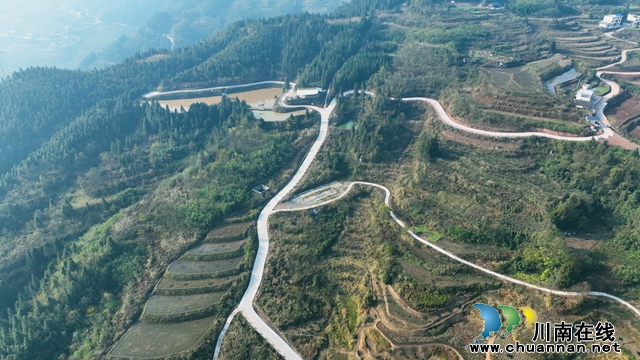 昔日“野鸡坡” 今日“金凤凰”丨“千万工程”在四川省古蔺县凤凰村的生动实践(图1) 部分梯田图.jpg