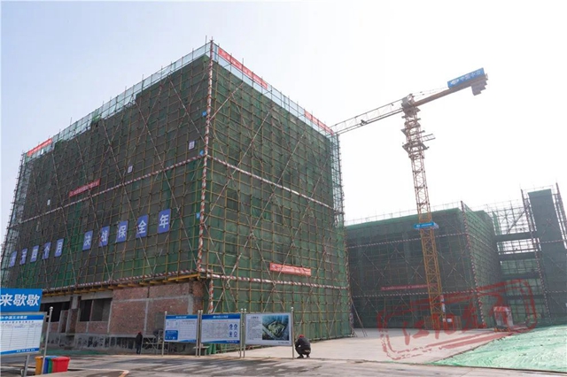 预计今年8月建成投用！泸州高中附属学校大岩山分校建设进度再刷新