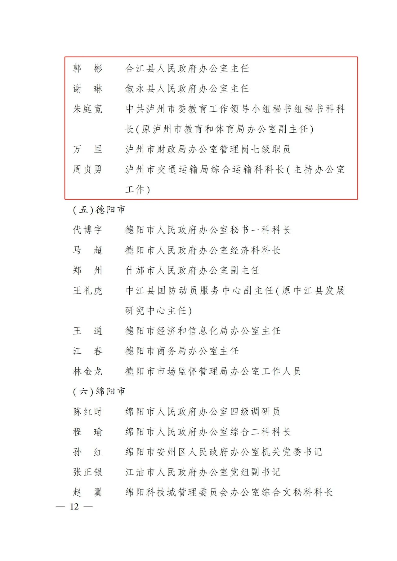 全省表彰!祝贺泸州这些先进集体、个人(图9) 9.jpg