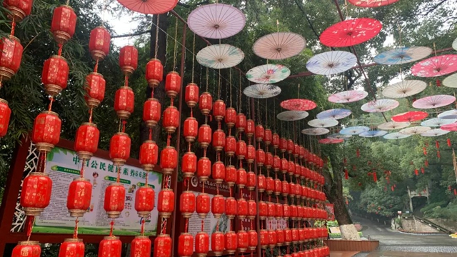 泸州:猜灯谜、套龙柱……忠山公园多彩元宵活动等你来!(图2) 2.jpg