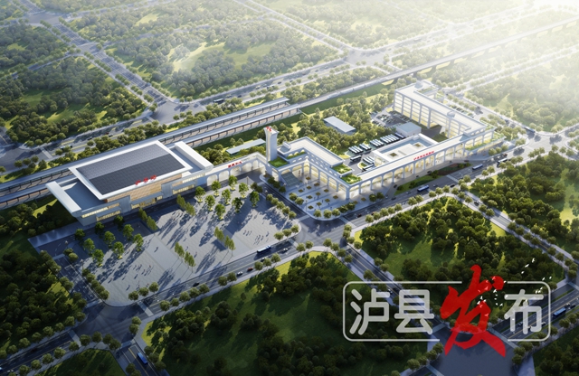 进度刷新,绵泸高铁泸县综合客运枢纽站站房主体已封顶(图6) 微信图片_20240315100921.jpg